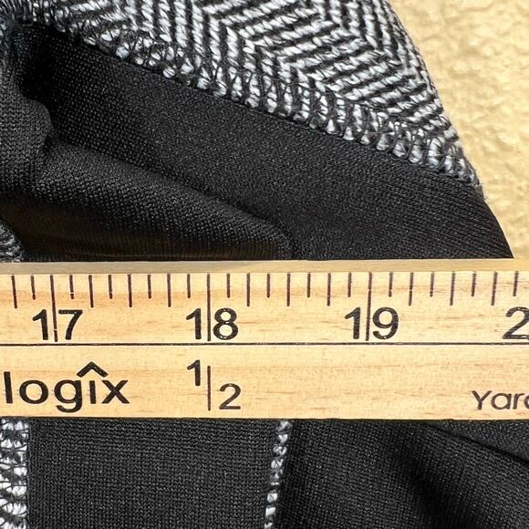 Marc NY Andew Full Zip Jacket Black White Herringbone Womens Size S - Picture 9 of 13